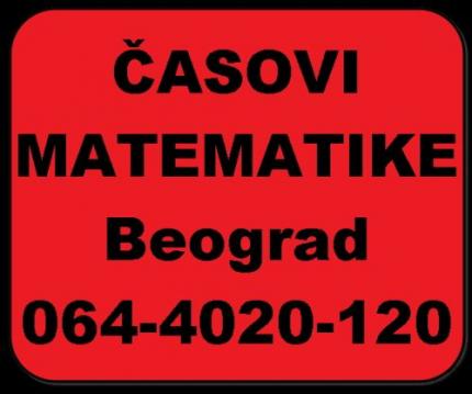 ★CASOVI MATEMATIKE - u Beogradu za osno